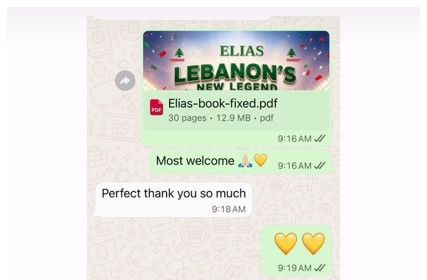 Customer message: perfect thank you so much