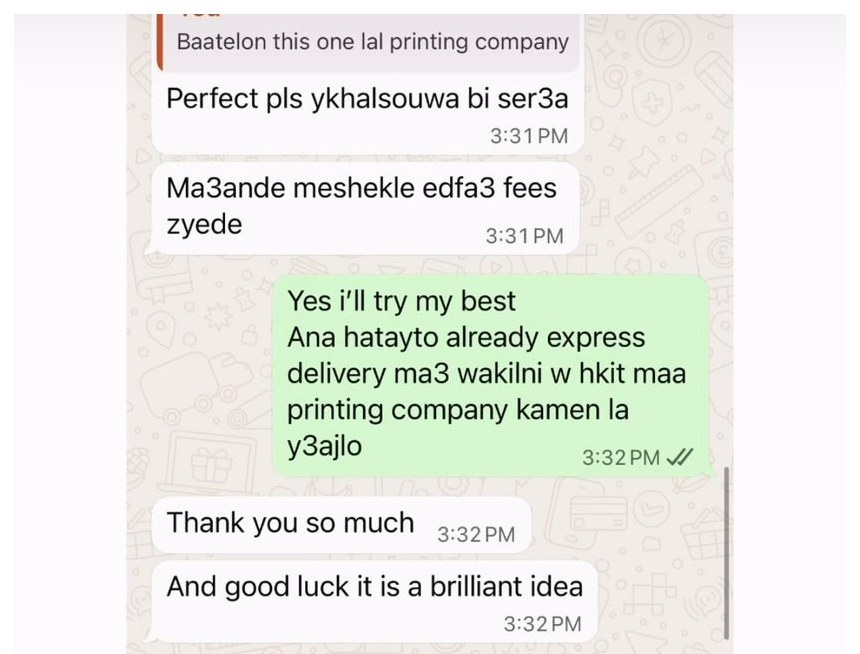 Customer message: thank you so much, it is a brilliant idea